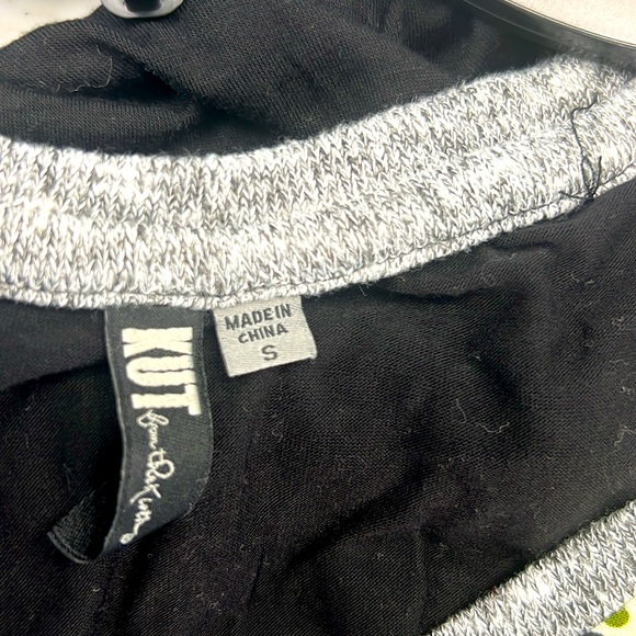 Kut From The Kloth Benter Mixed Material Top Sz S - Picture 3 of 6